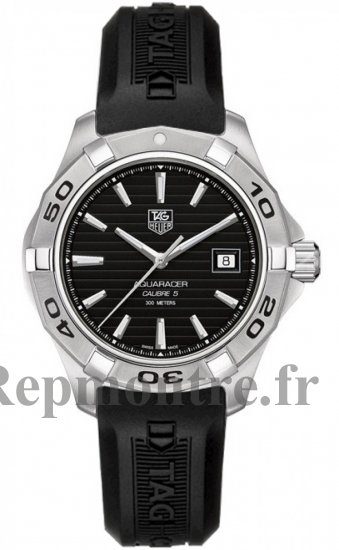 TAG Heuer Aquaracer Caliber 5 Noir Dial Réplique WAP2010.FT6027 - Cliquez sur l'image pour la fermer