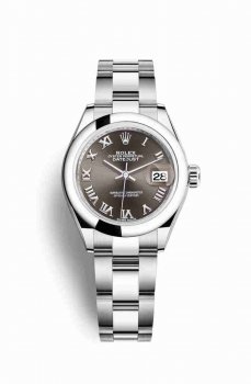 Réplique montre Rolex Datejust 28 279160 Gris fonce Cadran