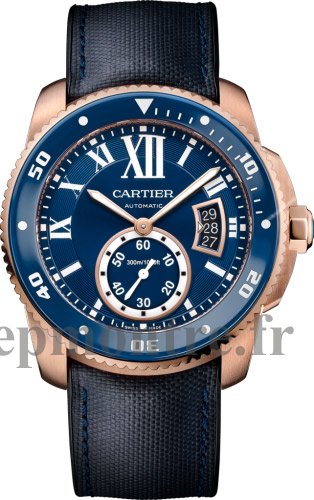 Réplique Montre Calibre de Cartier Diver bleu WGCA0009 - Cliquez sur l'image pour la fermer