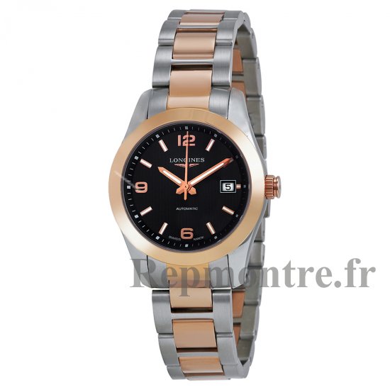 Réplique Longines Conquest Classic Noir Dial Two Tone Femme Montre L2.285.5.56.7 - Cliquez sur l'image pour la fermer