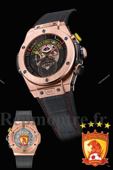 Réplique Hublot Big Bang Unico Bi-Retrograde Guangzhou Evergrande FC King Gold 413.NX.1137.LR.FCZ15 - Cliquez sur l'image pour la fermer