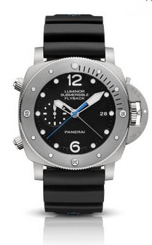 Réplique Panerai Luminor Submersible 1950 3 Days Chrono Flyback Titanio automatique 47mm PAM00614