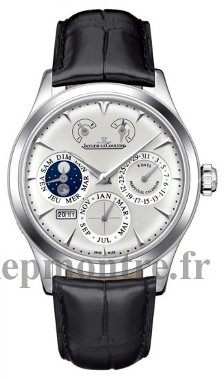 Réplique Jaeger-LeCoultre Master Huit Jours Calendrier Perpetuel Montre Homme Q1618420 - Cliquez sur l'image pour la fermer