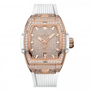 Hublot Spirit Of Big Bang King Or Blanc Full Pave 32 mm Replique montre unisexe 682.OE.9000.RW.1604