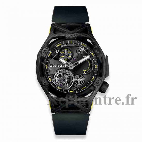 Réplique montre Hublot Techframe Ferrari Tourbillon Carbun Jaune 45mm 408.QU.0129.RX - Cliquez sur l'image pour la fermer