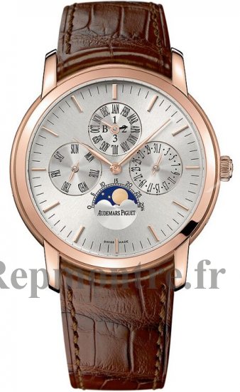 Réplique Audemars Piguet Jules Audemars Perpetual Calendar 26390OR.OO.D088CR.01 - Cliquez sur l'image pour la fermer