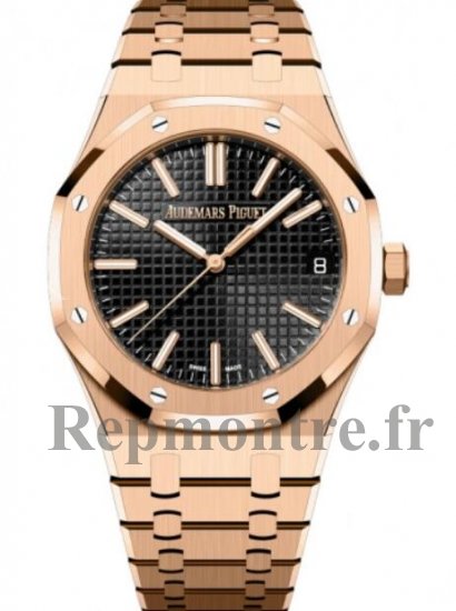 Replique Audemars Piguet Royal Oak Automatique 50e Anniversaire Ou Rose 41mm Cadran Noir 15510OR.OO.1320OR.02 - Cliquez sur l'image pour la fermer