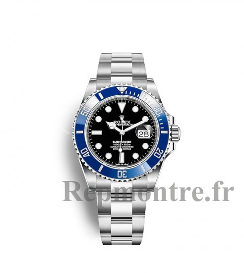 Réplique montre Rolex Submariner Date Or blanc 18 ct Lunette Cerachrom bleue m126619lb-0003 - Cliquez sur l'image pour la fermer