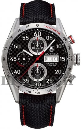 Réplique Tag Heuer Carrera Chronographe Tachymeter Day-Date CV2A80.FC6256 - Cliquez sur l'image pour la fermer