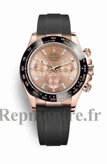 Réplique montre Rolex Cosmograph Daytona 18 ct Everose 116515LN cadran rose m116515ln-0016 - Cliquez sur l'image pour la fermer