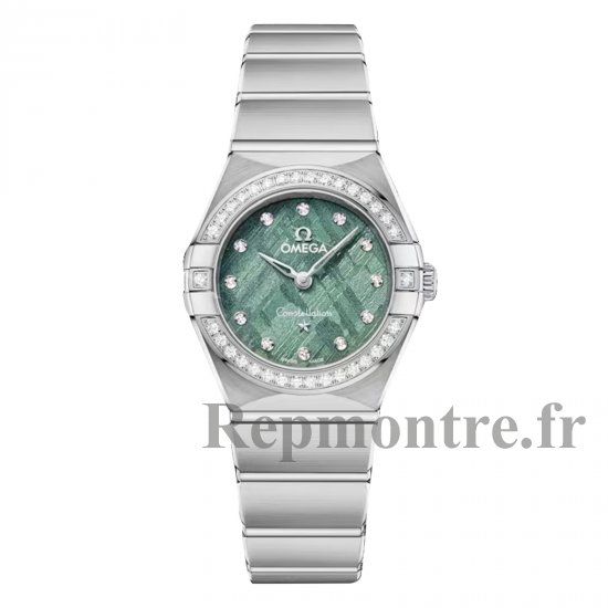 Montre Copie Omega Constellation 25 mm pour femme Vert O13115256099001 - Cliquez sur l'image pour la fermer