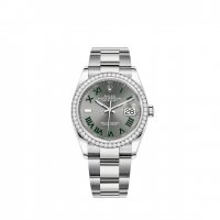 Replique Rolex Datejust 36 Rolesor Oystersteel and 18 ct white gold M126284RBR-0038 montre