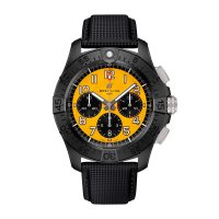 Breitling Avenger B01 Chronographe 44 mm Night Mission Replique montre Homme Cuir Jaune Noir SB0147101I1X2