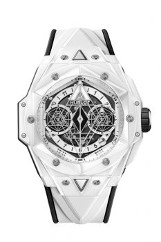 Replique Hublot Big Bang Sang Bleu II White Ceramic 45mm 418.HX.2001.RX.MXM21