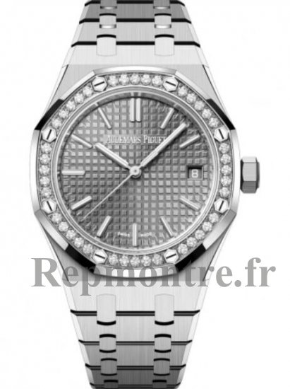 Replique Audemars Piguet Royal Oak Automatique Acier inoxydable 37mm Gris Cadran Diamants 15551ST.ZZ.1356ST.03 - Cliquez sur l'image pour la fermer