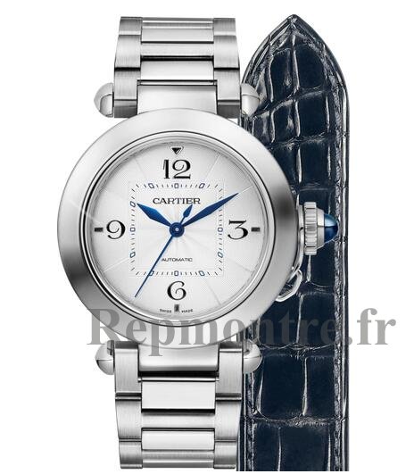 Cartier Pasha de Cartier 35 mm en acier inoxydable WSPA0013 - Cliquez sur l'image pour la fermer