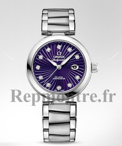 Réplique Omega De Ville Damesmatic Violet diamants Steel Montre 425.30.34.20.60.001 - Cliquez sur l'image pour la fermer