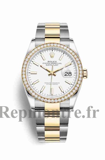 Réplique montre Rolex Datejust 36 Jaune Roles jaune 18 ct 126283RBR AB2030161C1A1 - Cliquez sur l'image pour la fermer