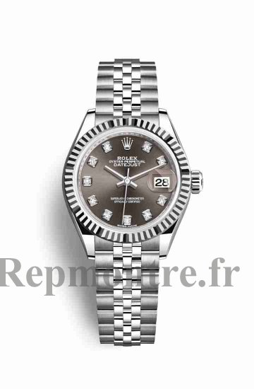 Réplique montre Rolex Datejust 28 Blanc Rois blanc 279174 Gris fonce en semble Cadran m279174-0015 - Cliquez sur l'image pour la fermer