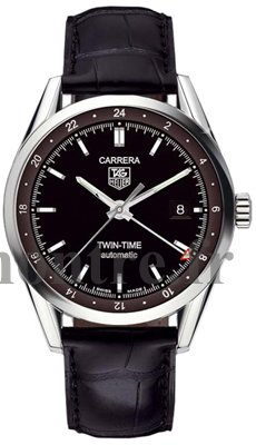 Réplique Tag Heuer Carrera Calibre 7 Twin time Automatique Montre 39 mm WV2115.FC6180 - Cliquez sur l'image pour la fermer