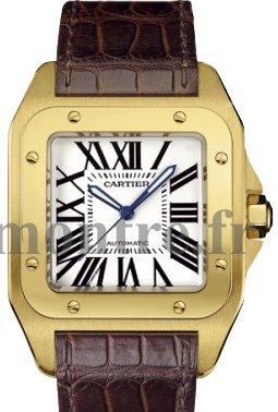 Réplique Cartier Santos 100 Grand Automatique Jaune Or W20071Y1 - Cliquez sur l'image pour la fermer