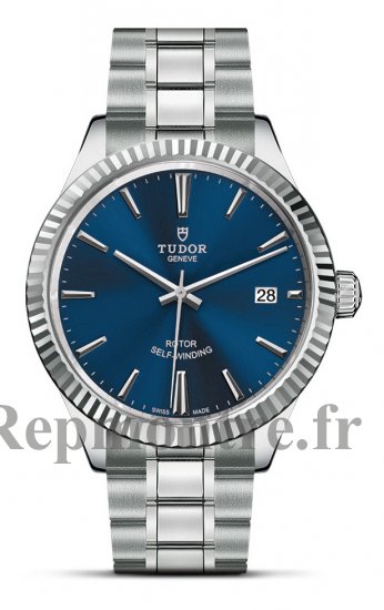 Réplique Tudor Style 38mm automatique Cadran bleu Acier inoxydable montre m12510-0013 - Cliquez sur l'image pour la fermer