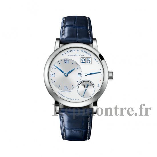 Replique A. LANGE & Sohne LITTLE LANGE 1 MOONPHASE "25th Anniversary" en Blanc 18 carats Or 182.066 - Cliquez sur l'image pour la fermer