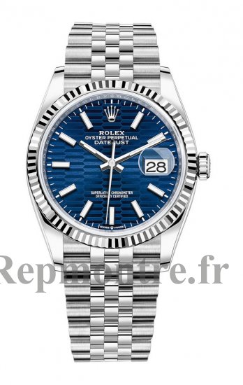 Replique Rolex Datejust 36 Rolesor Oystersteel 18 ct white gold M126234-0049 montre - Cliquez sur l'image pour la fermer