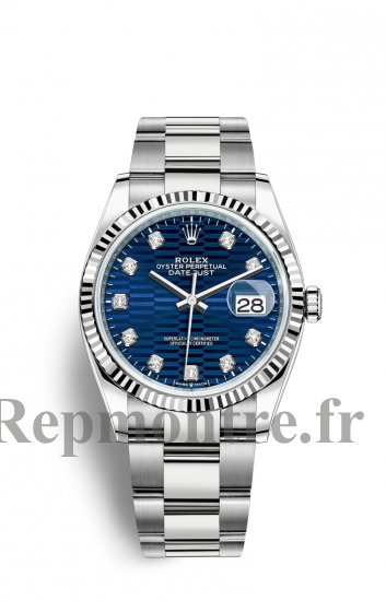 Replique Montre Rolex Datejust 36 OysterAcier and Blanc Or M126234-0058 - Cliquez sur l'image pour la fermer