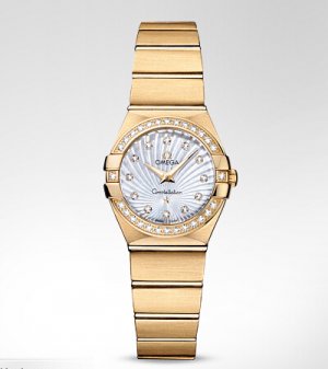 Réplique Omega Constellation Quartz 24MM Dames Montres 123.55.24.60.55.003