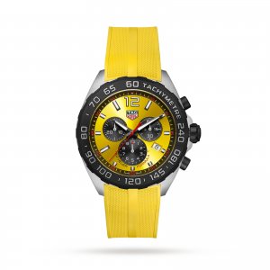 TAG Heuer Formule 1 Chronographe 43 mm Montre Copie Homme Jaune CAZ101AM.FT8054