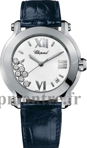 Chopard Happy Sport Round Quartz 36mm Dames Réplique Montre 278475-3001 - Cliquez sur l'image pour la fermer