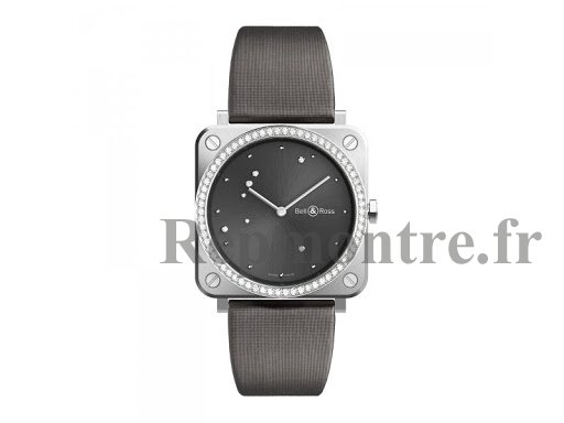 Réplique Bell & Ross Instrument BR S Diamant Gris Eagle Diamants BRS-ERU-ST-LGD / SCA - Cliquez sur l'image pour la fermer