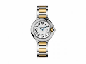 Réplique Montre Cartier Ballon Bleu W2BB0010 argent Dial Acier inoxydablel Femmes