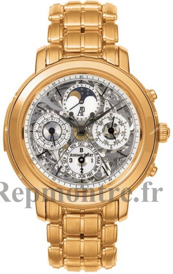 Réplique Audemars Piguet Jules Audemars Grand Complication montre 26023OR.OO.1138PT.01 - Cliquez sur l'image pour la fermer