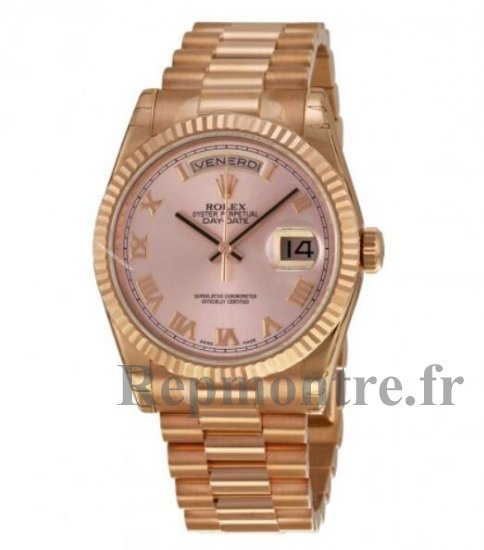 Réplique Rolex Day-Date Champagne Cadran 18K Everose Rose President 118235CRP - Cliquez sur l'image pour la fermer