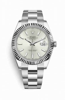 Réplique montre Rolex Datejust 41 blanc Roles blanc 126334 m126334-0003