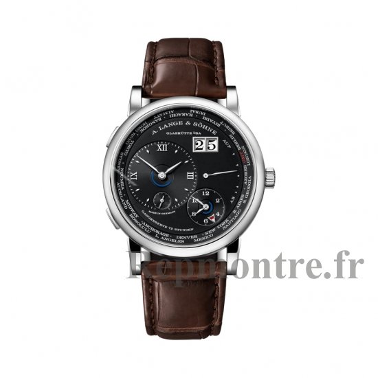 Replique Montre A. Lange & Sohne LANGE 1 FUSEAU HORAIRE en Blanc 18 carats Or 136.029 - Cliquez sur l'image pour la fermer