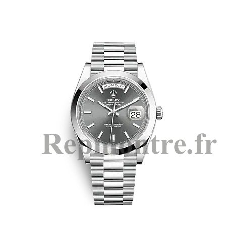 Replique Rolex Day-Date 40 montre Platinum M228206-0045 - Cliquez sur l'image pour la fermer