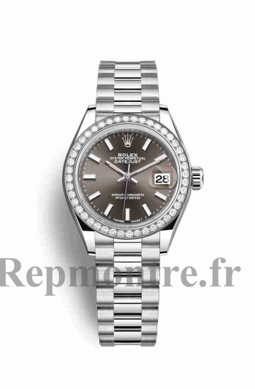 Réplique montre Rolex Datejust 28 279136RBR Gris fonce Cadran m279136rbr-0009 - Cliquez sur l'image pour la fermer