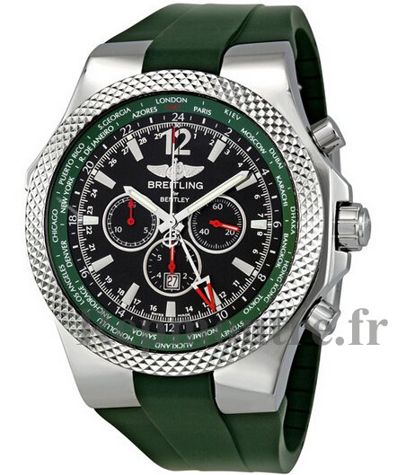 Réplique Breitling Bentley GMT Cadran vert Chronographe hommes Montre A47362S4-B919 - Cliquez sur l'image pour la fermer