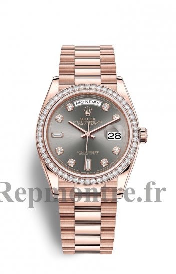 Replique Montre Rolex Day-Date 36 18 ct EveOr Rose M128345RBR-0052 - Cliquez sur l'image pour la fermer