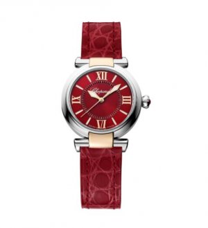 Replique Montre Chopard Imperiale 29.00 mm Or Rose Rouge Dial 388563-6016