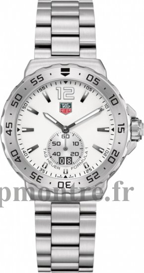 TAG Heuer Formula 1 Grande Date Acier blanc Dial Réplique WAU1113.BA0858 - Cliquez sur l'image pour la fermer