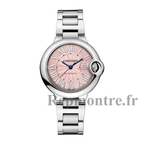 Replique Cartier Ballon Bleu automatique Pink Dial Unisex WSBB0046 - Cliquez sur l'image pour la fermer