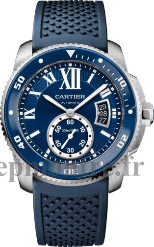 Réplique Montre Calibre de Cartier Diver bleu WSCA0011 - Cliquez sur l'image pour la fermer