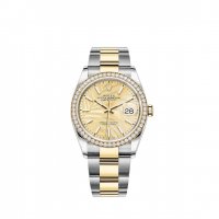 Replique Rolex Datejust 36 Yellow Rolesor Oystersteel 18 ct yellow gold M126283RBR-0024