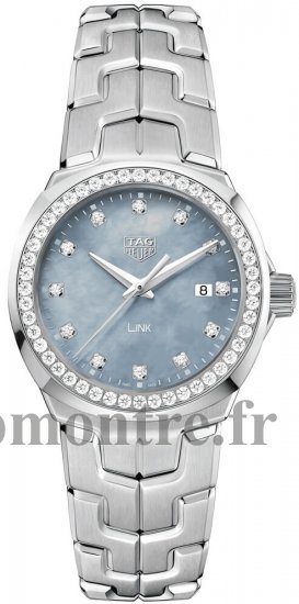 Réplique montre Tag Heuer Link Nacre Cadran Dames WBC1319.BA0600 - Cliquez sur l'image pour la fermer