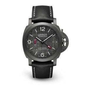 Réplique Panerai Luminor Luna Rossa GMT Automatique Cadran Gris 44mm Homme - PAM01036