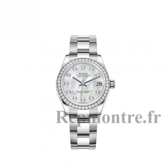 Réplique Rolex Datejust 31 White Rolesor Oystersteel 18 ct white gold M278384RBR-0007 - Cliquez sur l'image pour la fermer